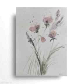 formatu 24x32 cm paulina lebida akwarela, papier, kwiaty