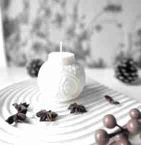 Pomysły na prezenty święta? Świeca sojowa bombka no 3 śnieżynka dekoracje neime candles
