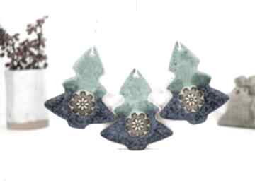 Na święta prezent? 3 - boho dekoracje fingers art ceramiczna świąteczne, turkusowe ozdoby