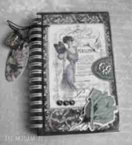 Romantyczny notes, w stylu vintage damusia pamiętnik, akcesoria, sekretnik, prezent