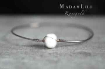 Słodkowodna perła - bransoletka madamlili - berlin, biżuteria, prezent