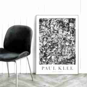 Plakat paul klee small world - 50x70 cm plakaty hogstudio, obraz, nowoczesny do salonu