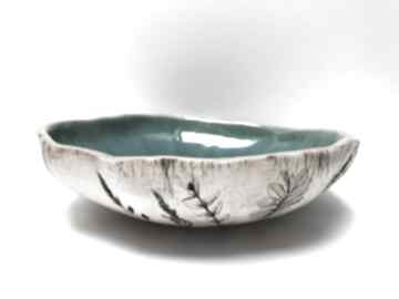 Ozdobna ceramika artystyczna - prezent parapetówka ceramiczna, miska handmade