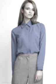 Elegancka koszula, k101 indygo bluzki lanti urban fashion bluzka
