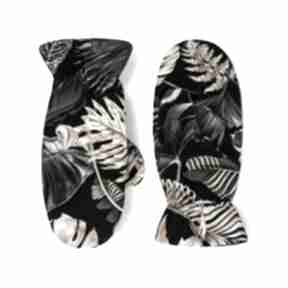 Rękawiczki damskie, bawełniane, na zimę nashani jednopalczaste