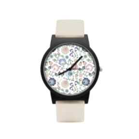 Zegarek z silikonowym paskiem folk zegarki ludowelove kwiaty, ludowe, folklor, prezent