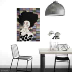 50x70 cm kolorowa kobieta plakaty margo art plakat, wydruk, postać, dekoracja, obraz