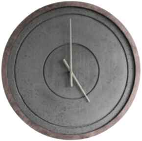 drewniany szary handmade designerski oryginalny nowoczesny vintage zegary graycrafters zegar