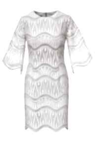Sukienka 10 ss 2022 pawel kuzik komunia, chrzest, wesele, poprawiny, koronkowa, elegancka