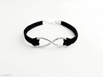 Black infinity ilovehandmade bransoletka, inifnity, nieskończoność, znak