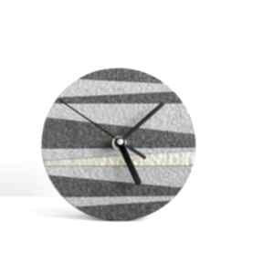 Geometryczny zegar, nowoczesne dodatki abstrakcyjny biurow: unikatowy prezent, okrągły stojący
