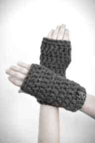 Rękawiczki 07 la czapa kabra mitenki, mittens, bez palców, ciepłe
