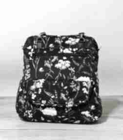 Plecak torba listonoszka - polne kwiaty torebki niezwykle elegancka, nowoczesna, pakowna