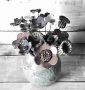 Bukiet polnych kwiatów ceramika badura kwiaty, dzień matki, prezent dla mamy