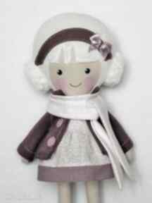 Malowana lala paula z szalikiem dollsgallery lalka, zabawka, przytulanka, prezent
