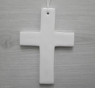Krzyżyki ceramiczne ceramika ana krzyżyk, krzyż, dewocjonalia, na ścianę, do powieszenia