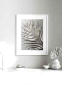 50x70 cm gc - 21-1063 plakaty futuro design zloty plakat, z roślinami, liść palmy, art deco