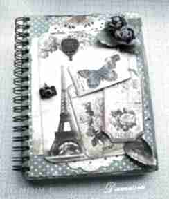damusia paryż, notes, pamiętnik, romantyczny, prezent
