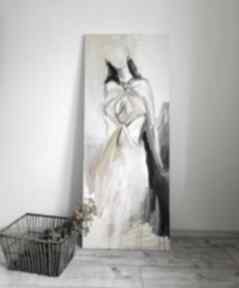 Summer vibe - 150x60 galeria alina louka obraz kobiecy, duży, kobieta obrazy, na plótnie