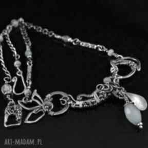 bijoux by marzena bylicka amazonit, naszyjnik, oryginalny, stylowy, wire, wrapping