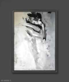 Lovers - 60x87cm galeria alina louka kobieta plakat, miłość, mężczyzna obraz, para kochanków