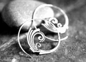 Spirit of life posrebrzane kolczyki spirale madamlili bajkowe, orientalne, srebrne, kobiece