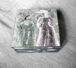 Harmonijka szkatułka pudełka marina czajkowska, 4mara, obraz, anioły, muzyka