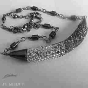 Kryształy i naszyjniki bijoux by marzena bylicka swarovski, cyrkonie, hematyt, elegancki