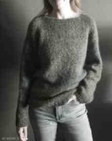 Sweter klasyk swetry the wool art, luxe, na prezent, drutach, wełna, klasyczny sweterek