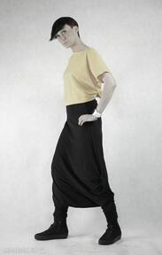 Summer night spodnie qu design alladyny - luźne szarawary, czarne baggy