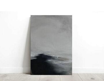 Morze obraz akrylowy 50x70 cm paulina lebida pejzaż, akryl, płótno