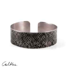 Ślady - miedziana bransoletka 201218-01 caltha, biżuteria, męska metalowa