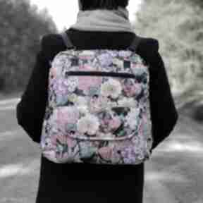 torba listonoszka - wiosenny mix kwiatowy torebki niezwykle plecak, pakowna, kwiaty, prezent