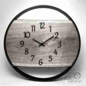 Zegary cuda z drewna zegar loft, ścienny, prezent, czarny