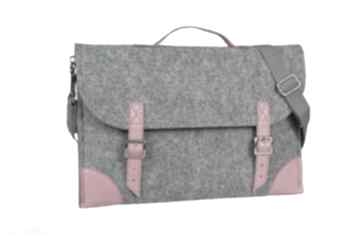 Filcowa torba na laptopa - szyta miarę różne kolory etoi design, skóra, filc, grawer
