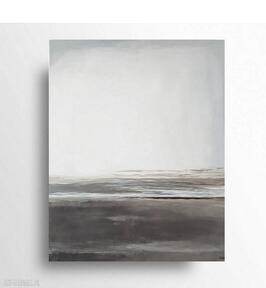 Plaża obraz akrylowy 80x100 cm paulina lebida, pejzaż, akryl