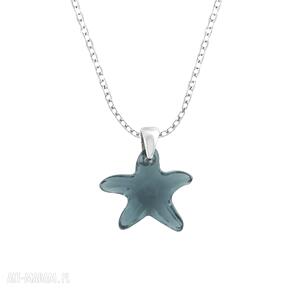 Swarovski starfish necklace łańcuszek rozgwiazda zawieszka