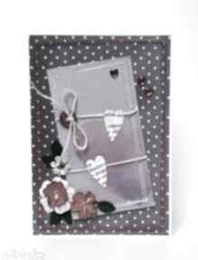 na scrapbooking paulish kartka, serce, walentynka, milosc