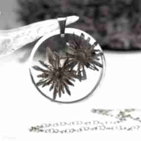 z prawdziwymi kwiatami zatopionymi w z1487 naszyjniki herbarium jewelry biżuteria z żywicy