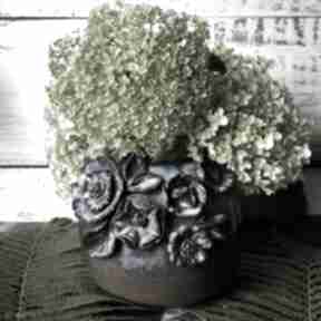 Ekskluzywny na ceramika badura wazon, kwiaty, ceramiczny oryginalna dekoracja