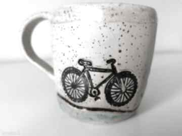 Kubek "nie tylko dla rowerzystów" 1 ceramika eva art rękodzieło, z gliny, ręcznie zrobiony