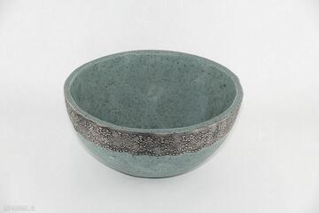 Mała umywalka łazienkowa ceramika ceramikalukasgreen ceramiczna - ręcznie lepiona, z gliny