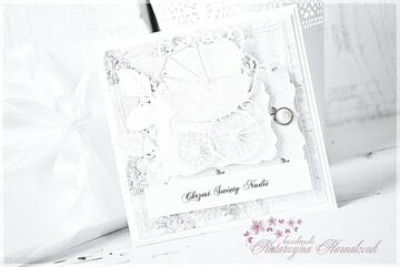 na chrzest święty scrapbooking makama2 kartka