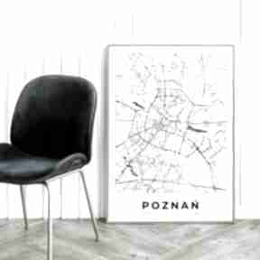 Twoja mapa miejsce - plakat format 50x70 cm plakaty hogstudio, poznań, dla dziewczyny, pomysł