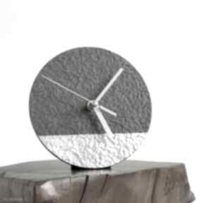 Ekologiczny zegar z papieru recyklingu zegary studio blureco okrągły biurowy, nowoczesny