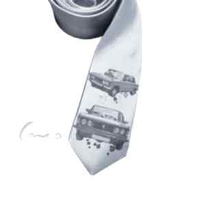 duży krawaty gabriela krawczyk krawat, śledzik, fiat, drukowany, prezent, nadruk