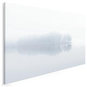 Fotoobraz na płótnie - pejzaż błękit 120x80 cm 919901 vaku dsgn, krajobraz, natura, mgła