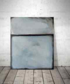 Abstrakcja obraz akrylowy formatu 50x60 cm paulina lebida, płótno, akryl