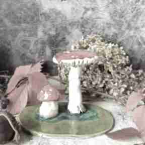 Amanita muscaria muchomorki ceramika badura, muchomor, grzyb, grzybek