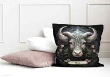 horoskop welurowa znak poduszki uszyciuch zodiak, byk, z bykiem, zodiaku, z zodiakiem